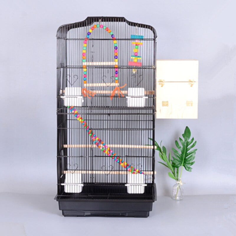 1 Pcs Parrot bird cage extra large luxury large peony gray parrot cage metal breeding gray parrot bird cage - Image 2