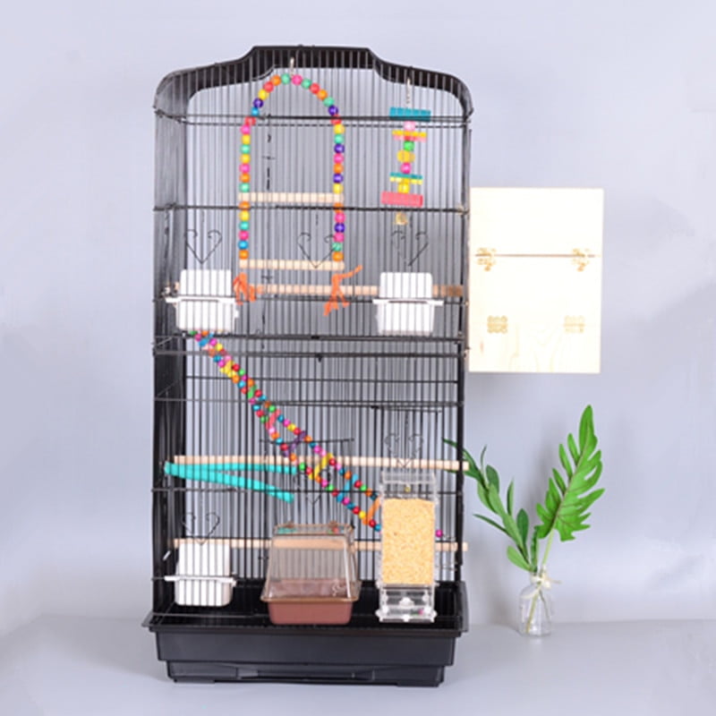 1 Pcs Parrot bird cage extra large luxury large peony gray parrot cage metal breeding gray parrot bird cage - Image 5