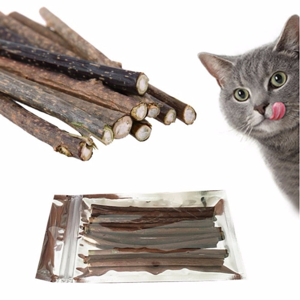 10/15/20pcs Pure Natural Catnip Pet Cat Toy Molar Toothpaste...