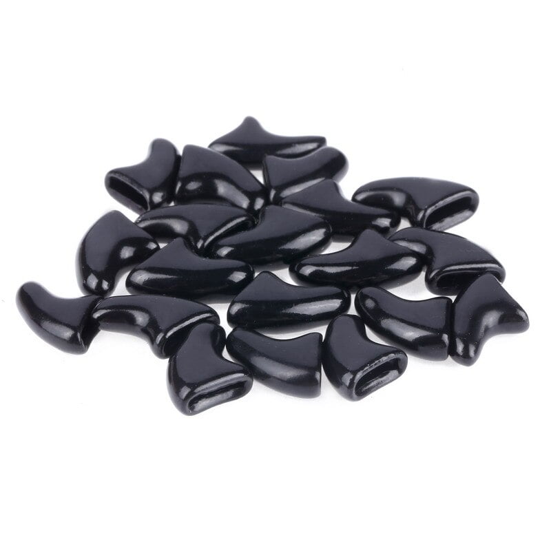 100 pcs Rubber Nail Caps For Cats Cat Kitty Kitten Paw Claw Nail Protector Cat Grooming Supplies 5 (Adhesive Glue & Applicator) - Image 3
