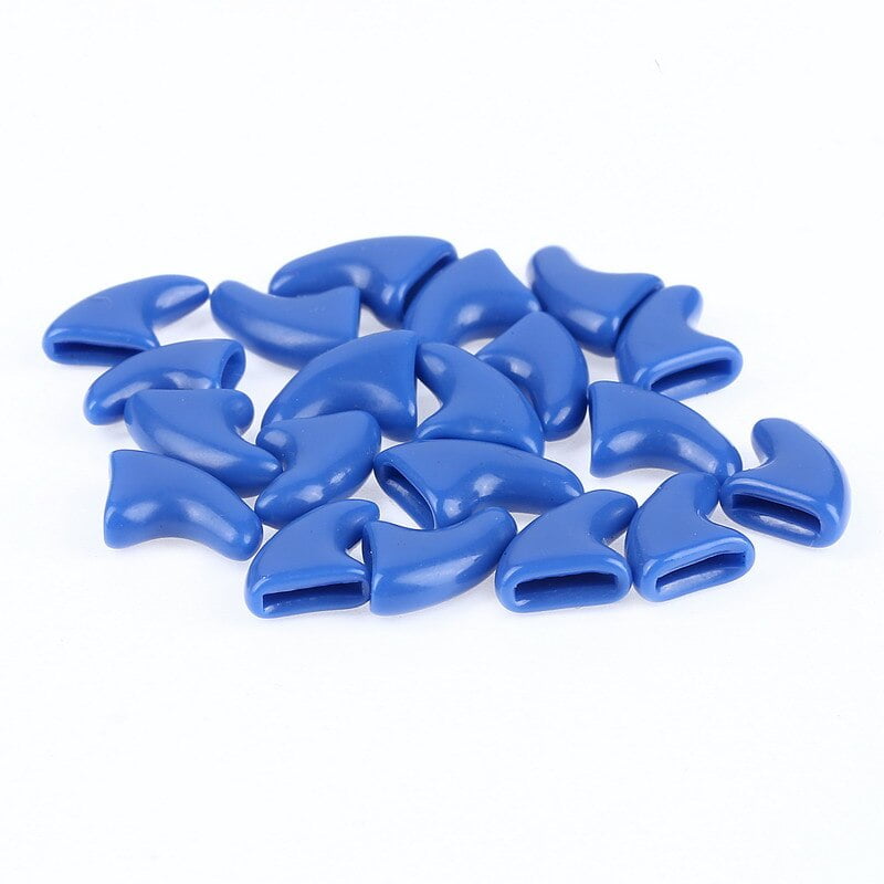 100 pcs Rubber Nail Caps For Cats Cat Kitty Kitten Paw Claw Nail Protector Cat Grooming Supplies 5 (Adhesive Glue & Applicator) - Image 4