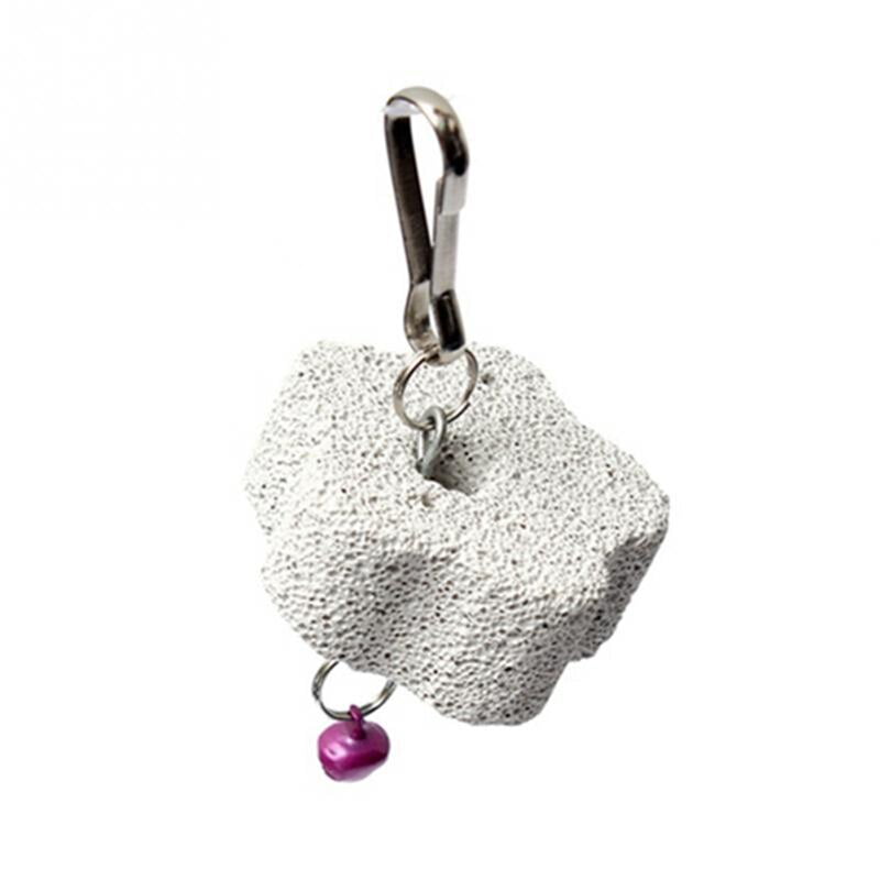 2020 New Parrot Mouth Grinding Blah Stone Bird Toy Molar Stone Cage Toys Parakeet Cockatiel Budgie Products Pet birds Supplies - Image 3