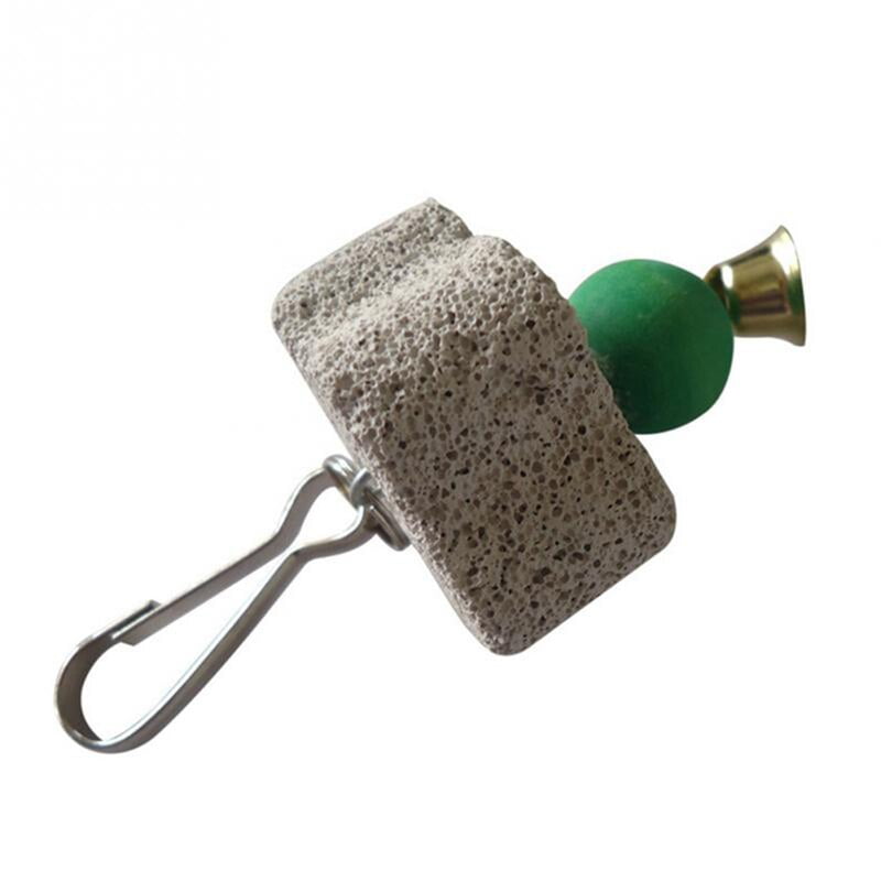 2020 New Parrot Mouth Grinding Blah Stone Bird Toy Molar Stone Cage Toys Parakeet Cockatiel Budgie Products Pet birds Supplies - Image 5