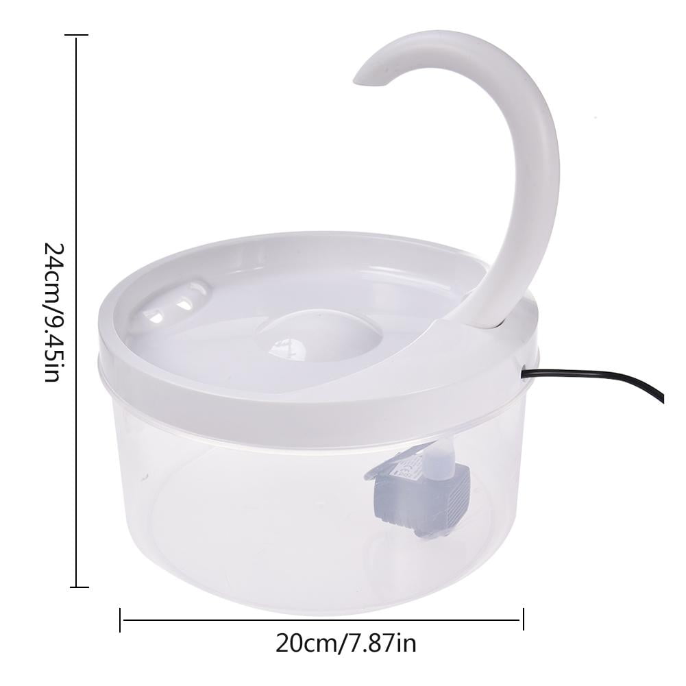 2L Pet Cat Water Fountain USB Automatic Dog Drinking Fountain With LED Light Drinker Feeder Pet Drinking Fountain Dispenser - Image 6