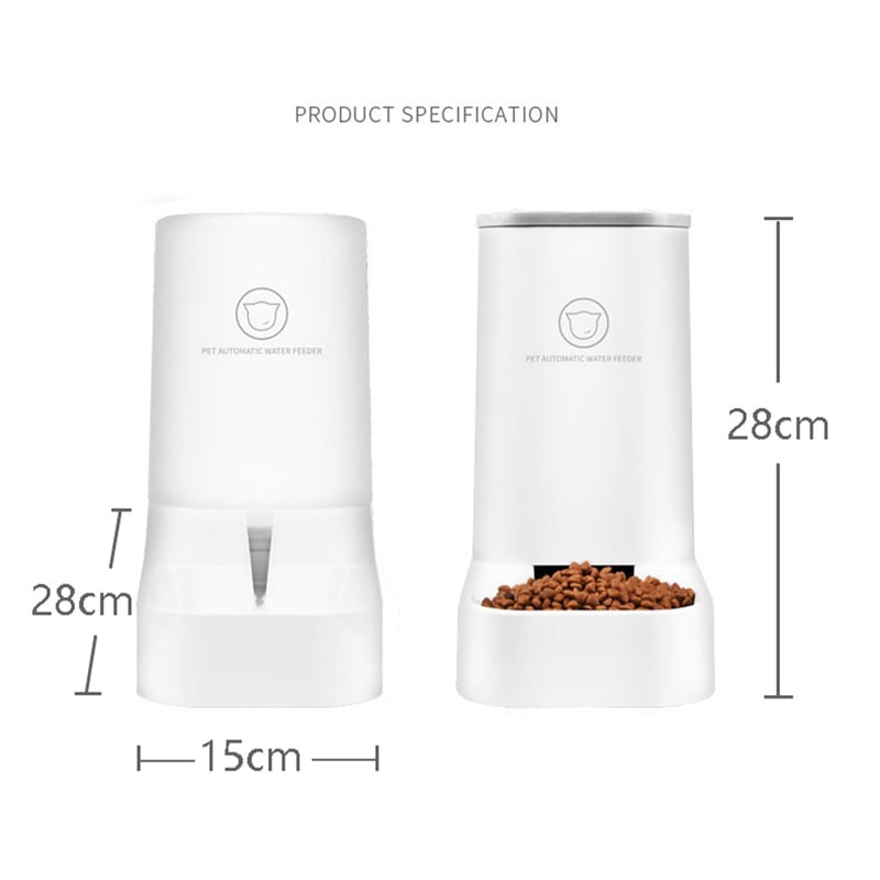 3.8L Large Capacity Pet Dog Cat Automatic Feeder Detachable Bowl Water Dispenser Food Feeding Device For Cat Dog Pet Supplies - Image 3