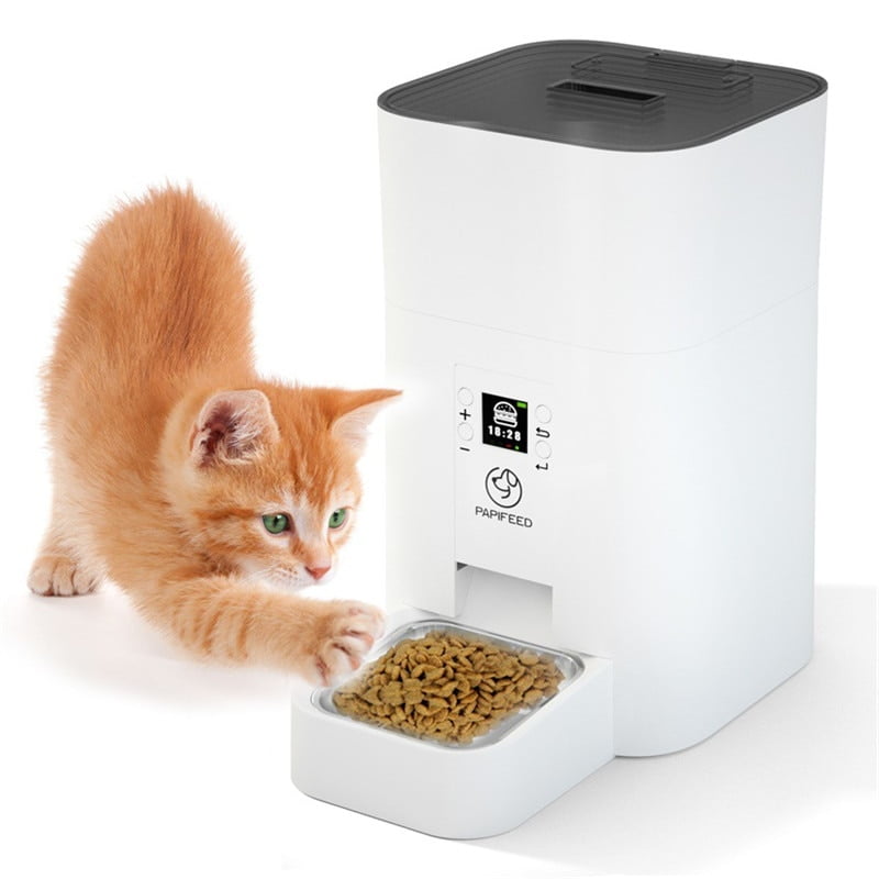 4L Dog Cat Pet Automatic Feeder Bowl for Dogs Food Feeding Machine Container Supplies Pet Lcd Display Smart Feeder Device - Image 2