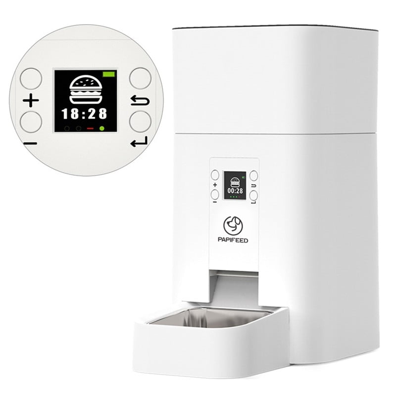 4L Dog Cat Pet Automatic Feeder Bowl for Dogs Food Feeding Machine Container Supplies Pet Lcd Display Smart Feeder Device - Image 5