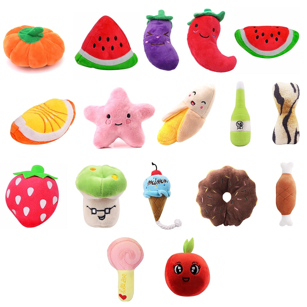 Animals Cartoon Dog Toys Stuffed Squeaking Pet Toy Cute Plush Puzzle For Dogs Cat Chew Squeaker Squeaky Toy For Pet Supplies - Image 2
