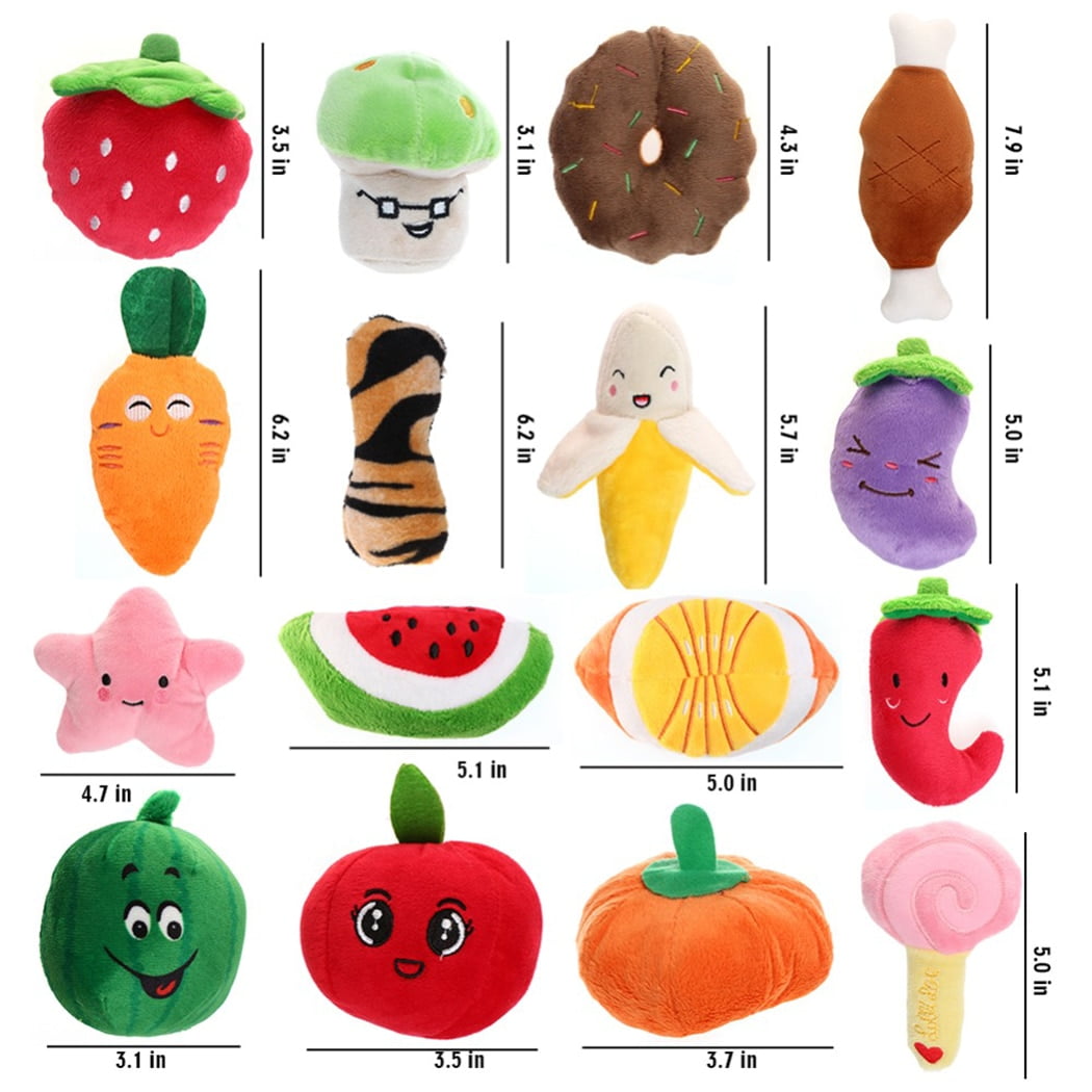 Animals Cartoon Dog Toys Stuffed Squeaking Pet Toy Cute Plush Puzzle For Dogs Cat Chew Squeaker Squeaky Toy For Pet Supplies - Image 3
