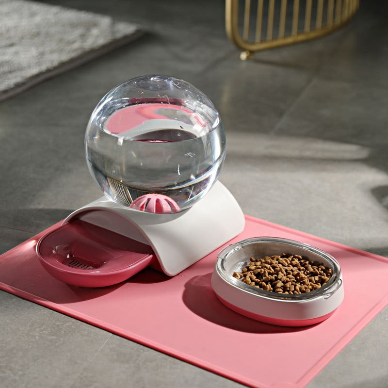 Automatic Bubble Water Dispenser for Cat Gravity Waterer Bowl Dispenser Dog Feeder Drinking Fountain Feeders Large Capacity 2.8L - Image 2