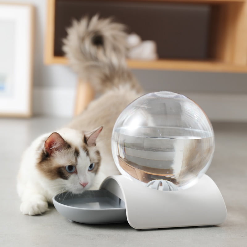 Automatic Bubble Water Dispenser for Cat Gravity Waterer Bowl Dispenser Dog Feeder Drinking Fountain Feeders Large Capacity 2.8L - Image 3