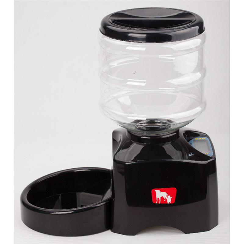 Automatic Pet Food Feeder Programmable Animal Food Bowl Timed Auto Dispenser for Cat Dog Puppy Feeding 5.5L - Image 2