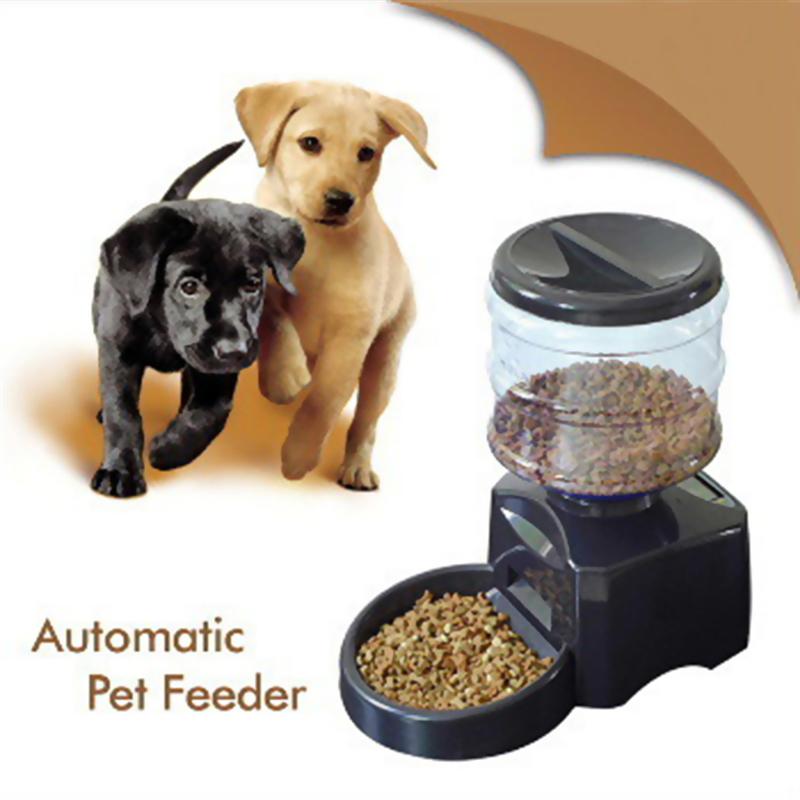 Automatic Pet Food Feeder Programmable Animal Food Bowl Timed Auto Dispenser for Cat Dog Puppy Feeding 5.5L - Image 3