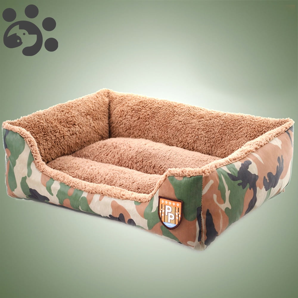 Big Large Hot Dog Bed for Large Medium Small Dogs Camo...