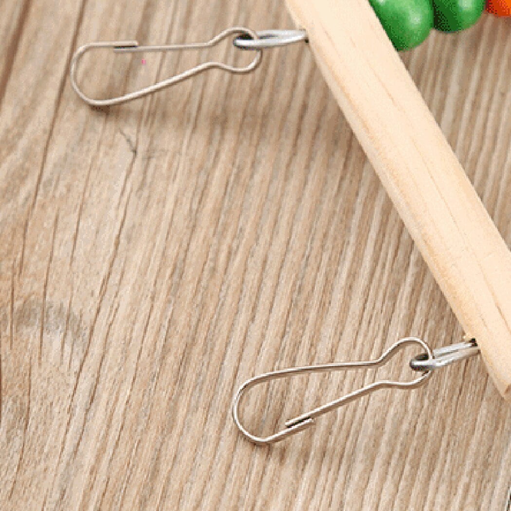 Bird Ladder Toy Creative Funny Colorful Bead Design Wooden Parrot Chew Toy Bird Swing Toy Small Animal Funny Favor Toy - Image 6