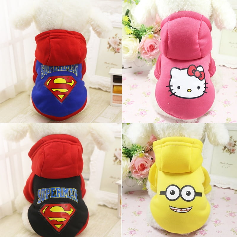Cartoon Cat Hoodie Sweater Winter Warm Pet Cat Clothes for Small Cats Cotton Kitten Coat Jacket Cat Costumes Pet Dog Clothing - Image 2