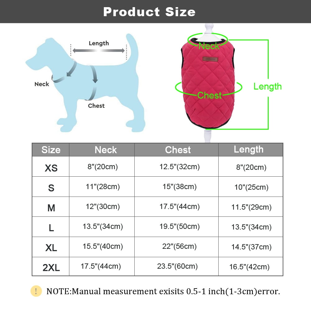Cat Dog Clothes Chihuahua Kitten Clothes Outfit Dog Jacket Vest Winter Clothes Pet Puppy Coat Clothing for Small Medium Cat Dogs - Image 6