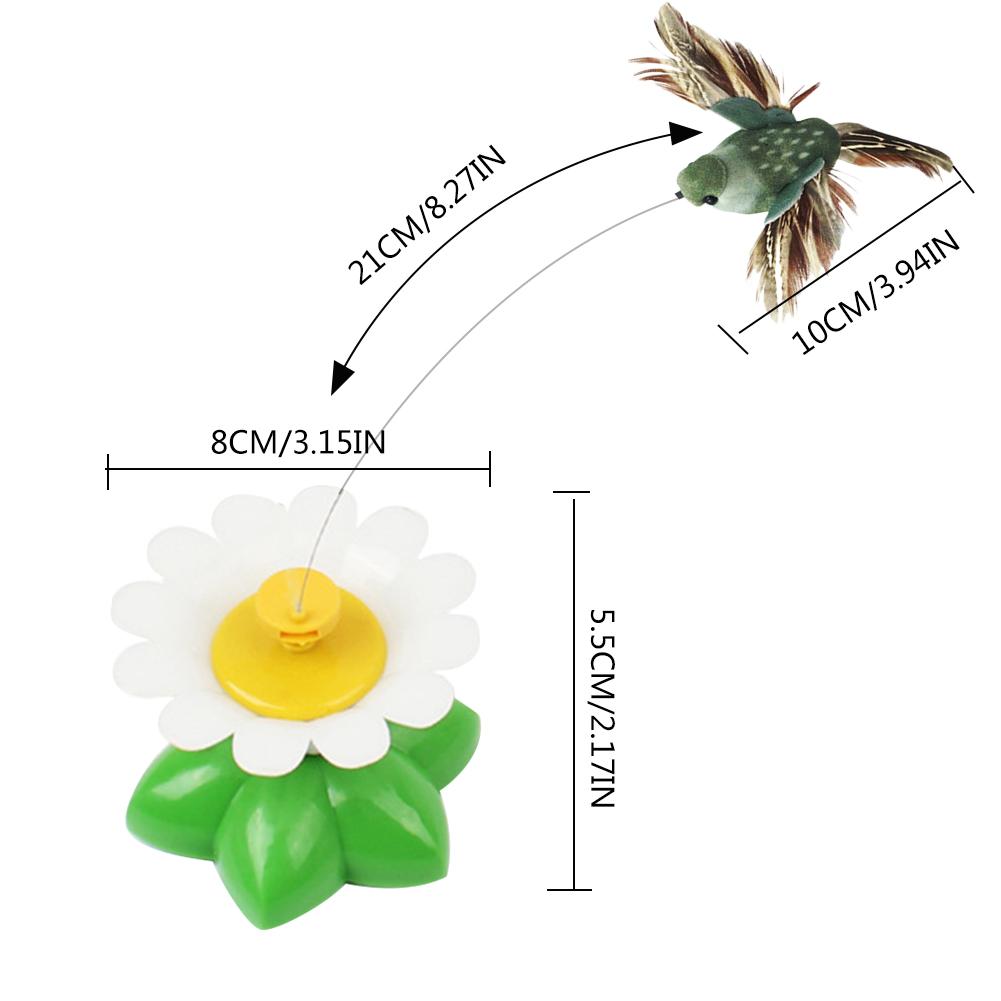 Cat Toy Electric Rotating Colorful Butterfly Bird Funny Dog Cat Toys Pet Seat Scratch Toy Pet Dog Cat Intelligence Trainning Toy - Image 6