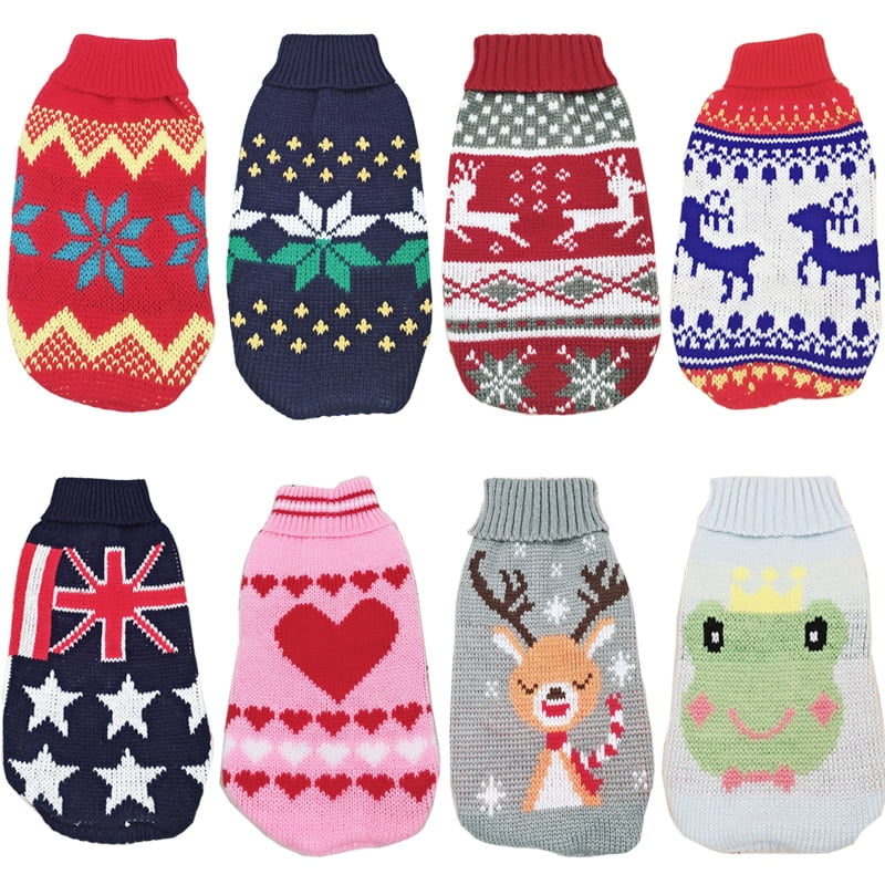 Christmas Cat Dog Sweater Pullover Winter Dog Clothes for Small Dogs Chihuahua Yorkies Puppy Jacket Pet Clothing Ubranka Dla Psa - Image 3