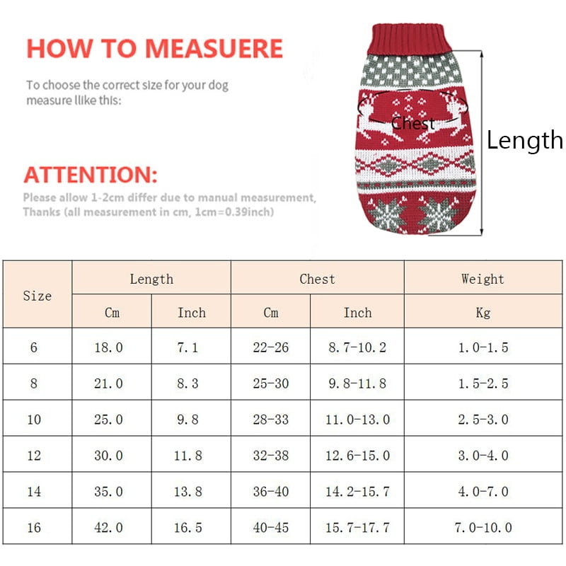Christmas Cat Dog Sweater Pullover Winter Dog Clothes for Small Dogs Chihuahua Yorkies Puppy Jacket Pet Clothing Ubranka Dla Psa - Image 5