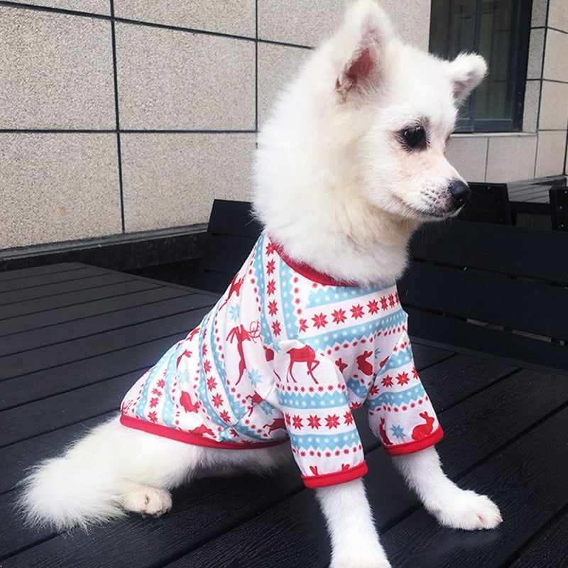 Christmas Pet Clothes for Puppy Dog Clothing Winter Warm Pet Cats Jacket Coat Dog Hoodies Puppy Costume Santa Claus Sweatshirt - Image 2