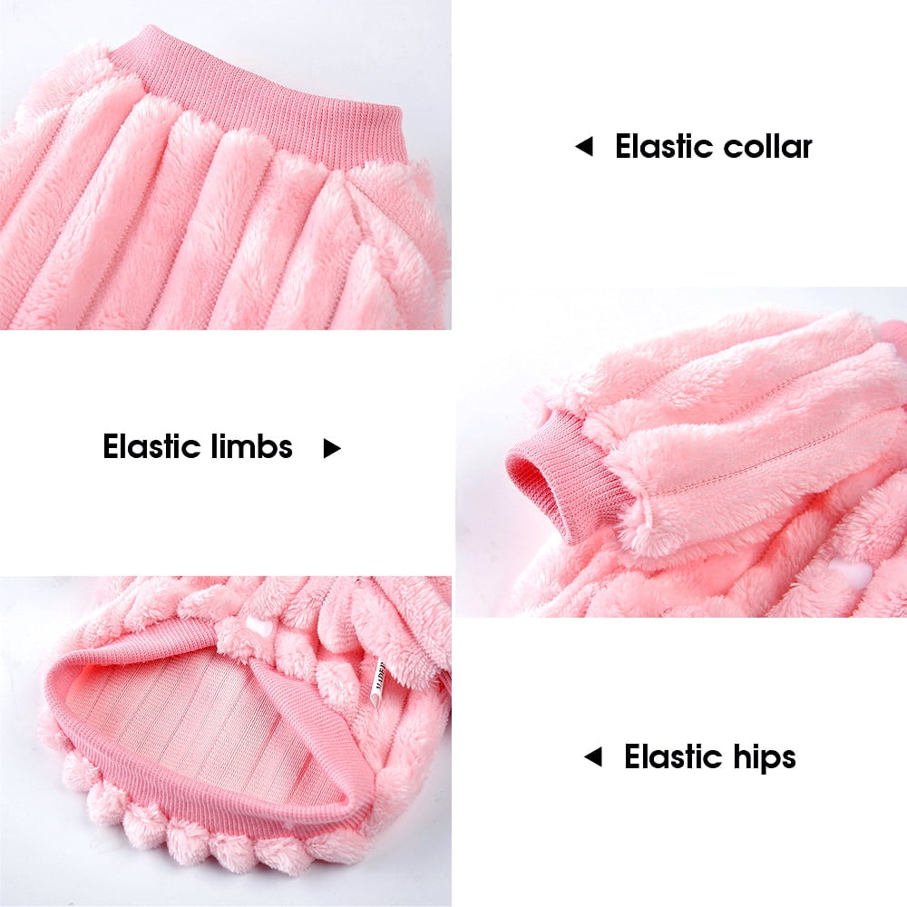 Cute Pet Clothes Soft Puppy Kitten Pet Coats For Small Medium Dogs Cats Warm Winter Dog Cat Jacket Clothing Chihuahua XS-2XL - Image 3