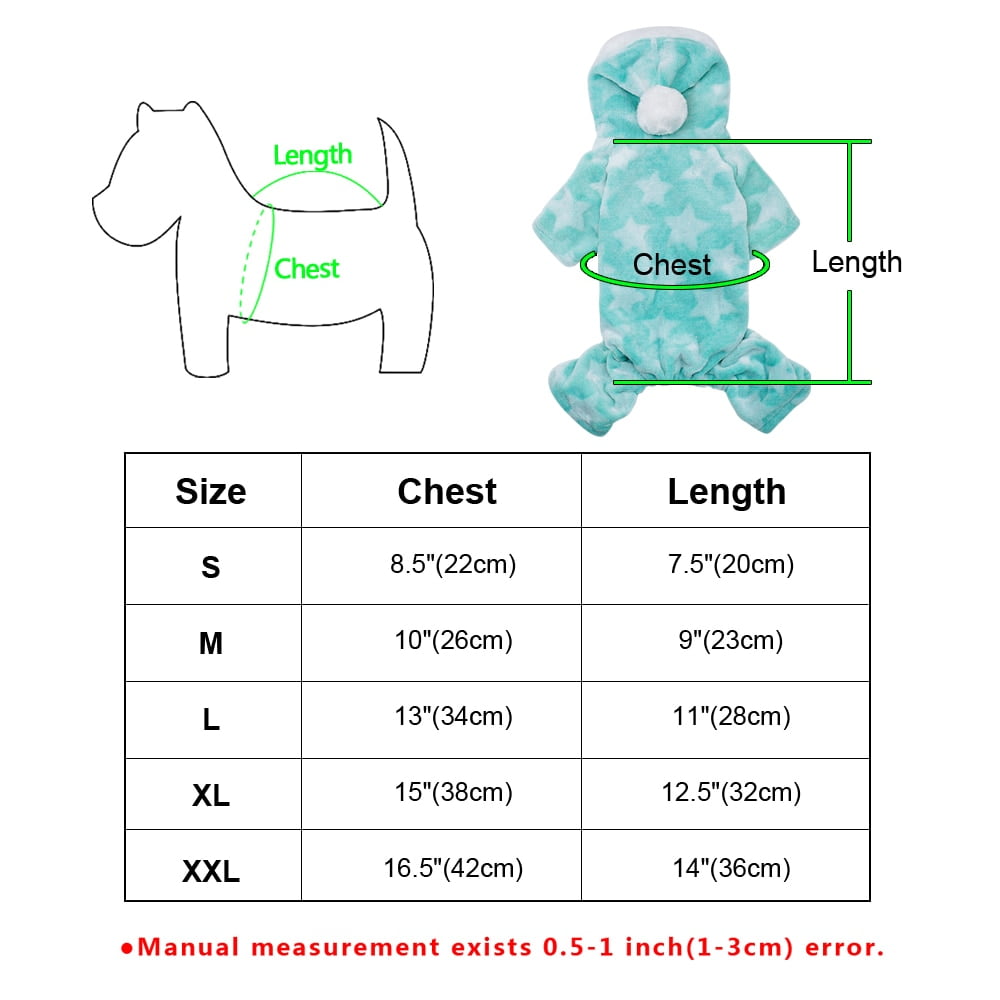 Cute Soft Cat Dog Clothes for Small Dogs Winter Warm Cat Dog Clothing Coat Fleece Dogs Jumpsuit Outfit for Chihuahua Puppy - Image 6