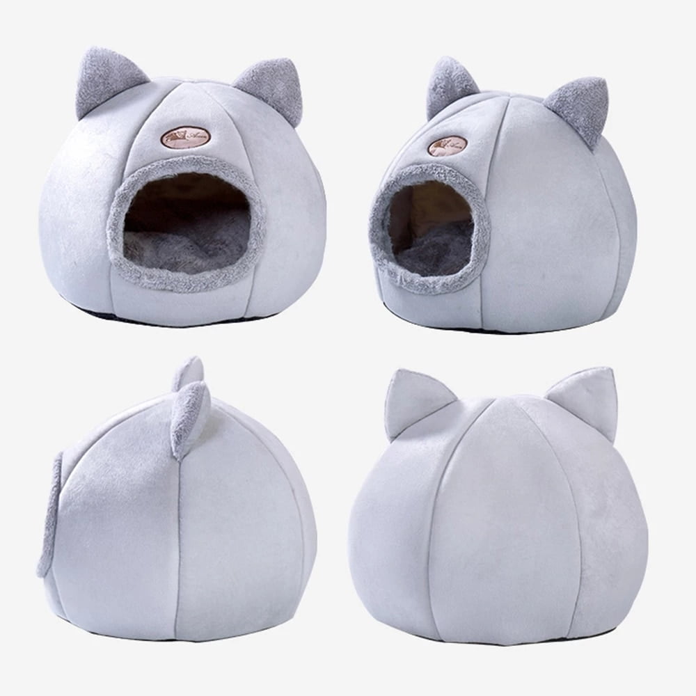 Deep Sleep Comfort In Winter Cat Bed little Dogs Basket Foldable Cats House for Pets Puppy Tent Cozy Cave Beds Indoor Keep Warm - Image 6