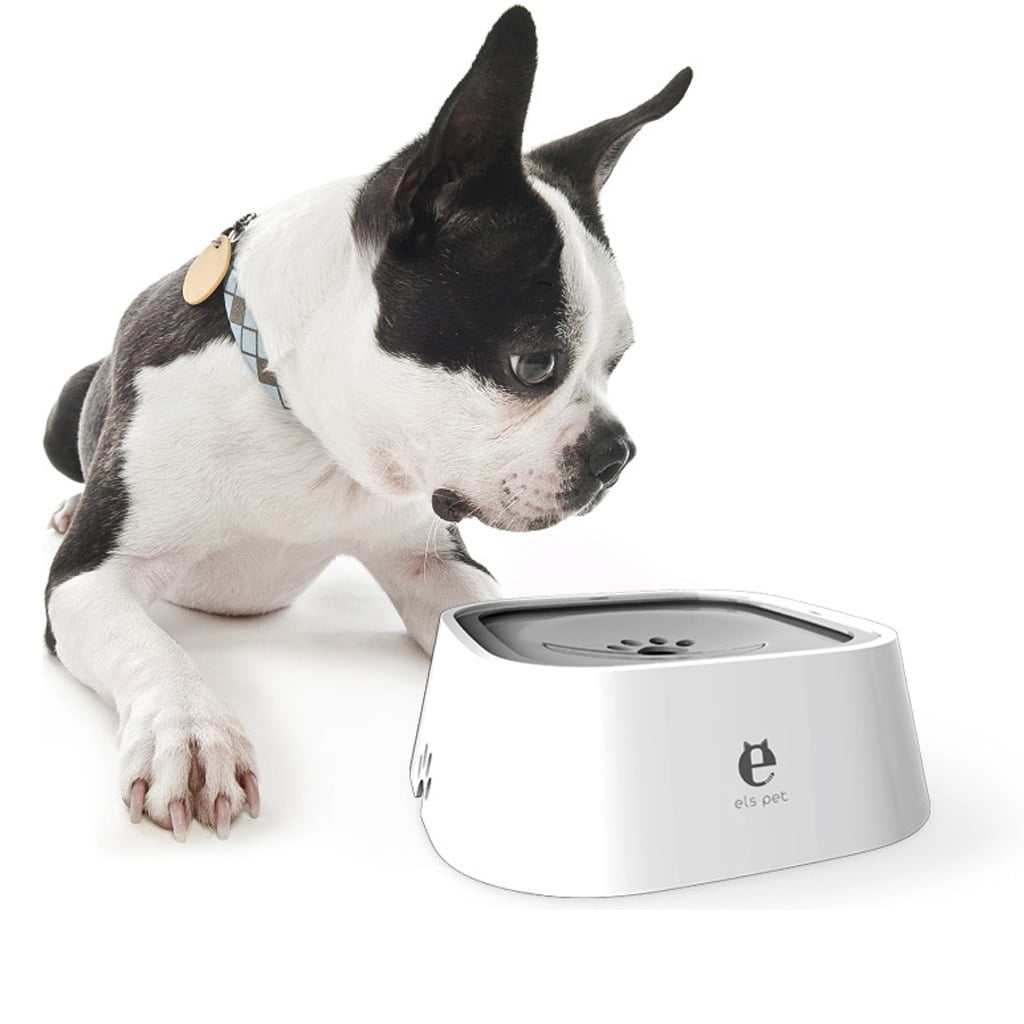 Dog Drinking Water Bowl 1.5L Floating Non-Wetting Mouth Cat Bowl Without Spill Drinking Water Dispenser ABS Plastic Dog Bowl - Image 3