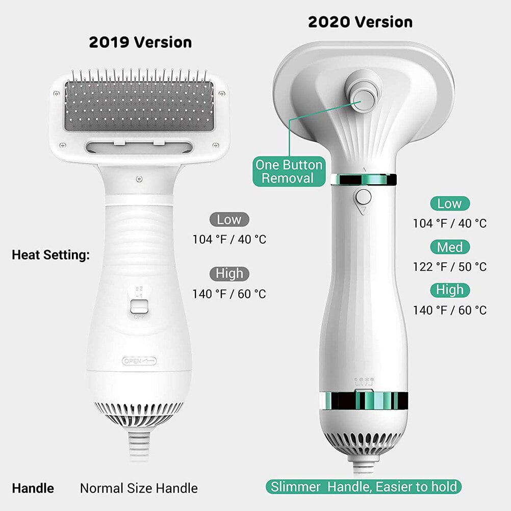 Dog Dryer Dog Hair Dryer Grooming Comb Brush For Pet Hair Cat Fur Remove 3 Levels Temperature Adjustable AC 100-240V - Image 5