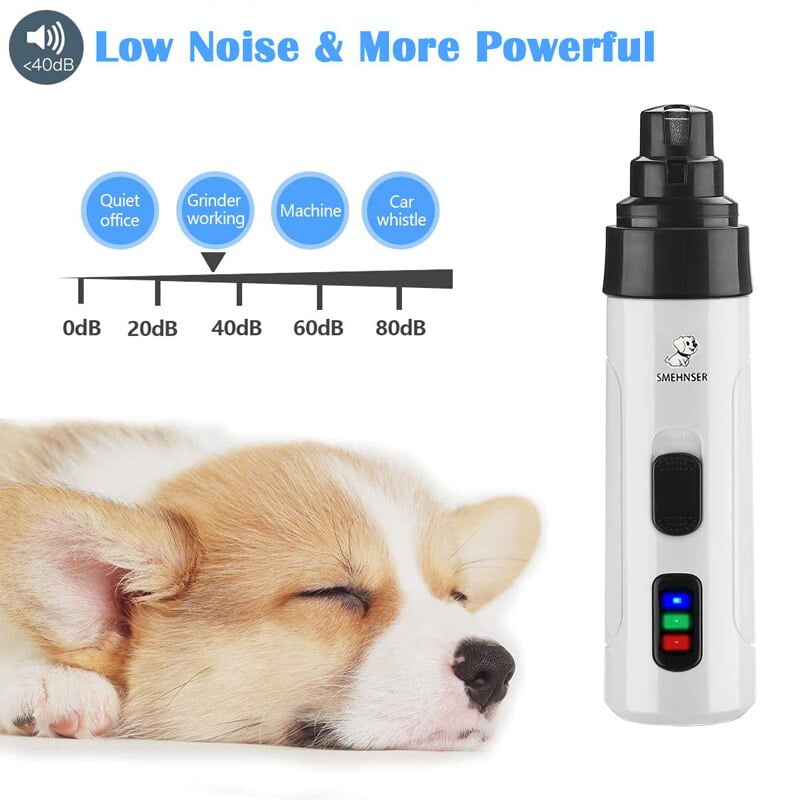 Dog Nail Clippers Dog Nail Grinder Rechargeable USB Animal Clipper For Pet Dog Cat Nail Grooming Trimmer Low Noise - Image 3