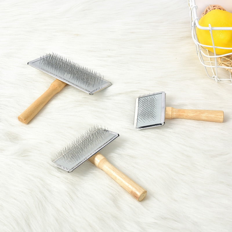 Dogs Hair Remover Brush Pet Cat Grooming Brush Wood Puppy Big Dog Combs Pet Flea Comb Quality Dog Shedding Comb Cat Supplies - Image 4