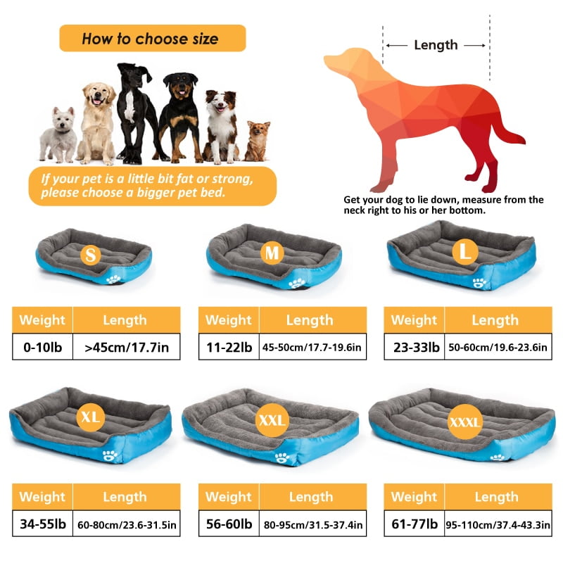 Drop Shipping Dog Bed Soft Fleece Warm Cat Beds Waterproof Bottom Bed For Dogs Pet Sofa Dog Beds For Large Dogs M-XXXL Wholesale - Image 5