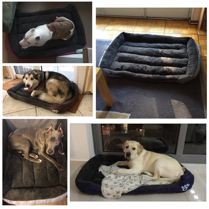 Drop Shipping Dog Bed Soft Fleece Warm Cat Beds Waterproof Bottom Bed For Dogs Pet Sofa Dog Beds For Large Dogs M-XXXL Wholesale - Image 6
