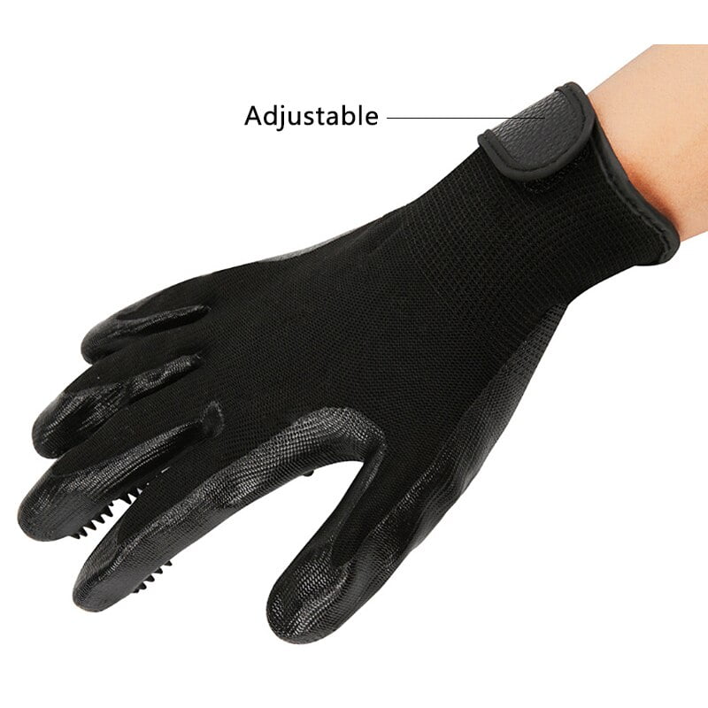 Grooming Glove for Cats Soft Rubber Pet Hair Remover Dog Horse Cat Shedding Bathing Massage Brush Clean Comb for Animals - Image 5