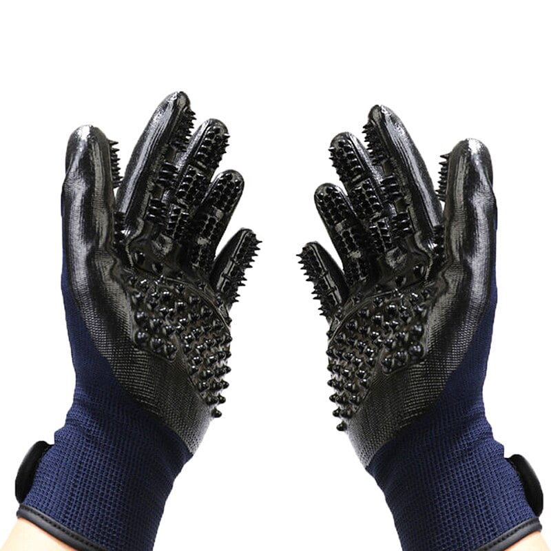 Grooming Glove for Cats Soft Rubber Pet Hair Remover Dog Horse Cat Shedding Bathing Massage Brush Clean Comb for Animals - Image 6