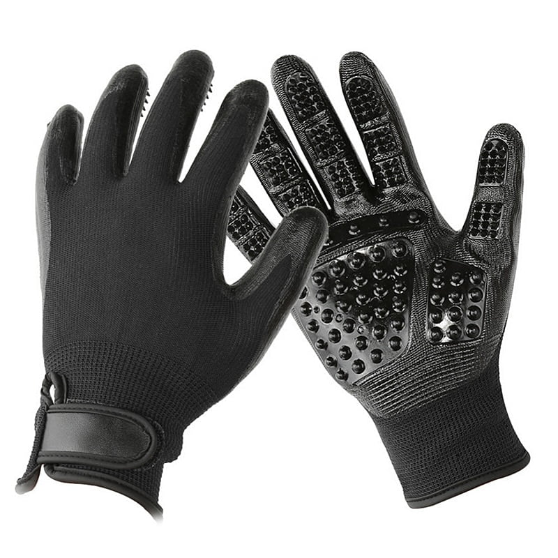 Grooming Glove for Cats Soft Rubber Pet Hair Remover...