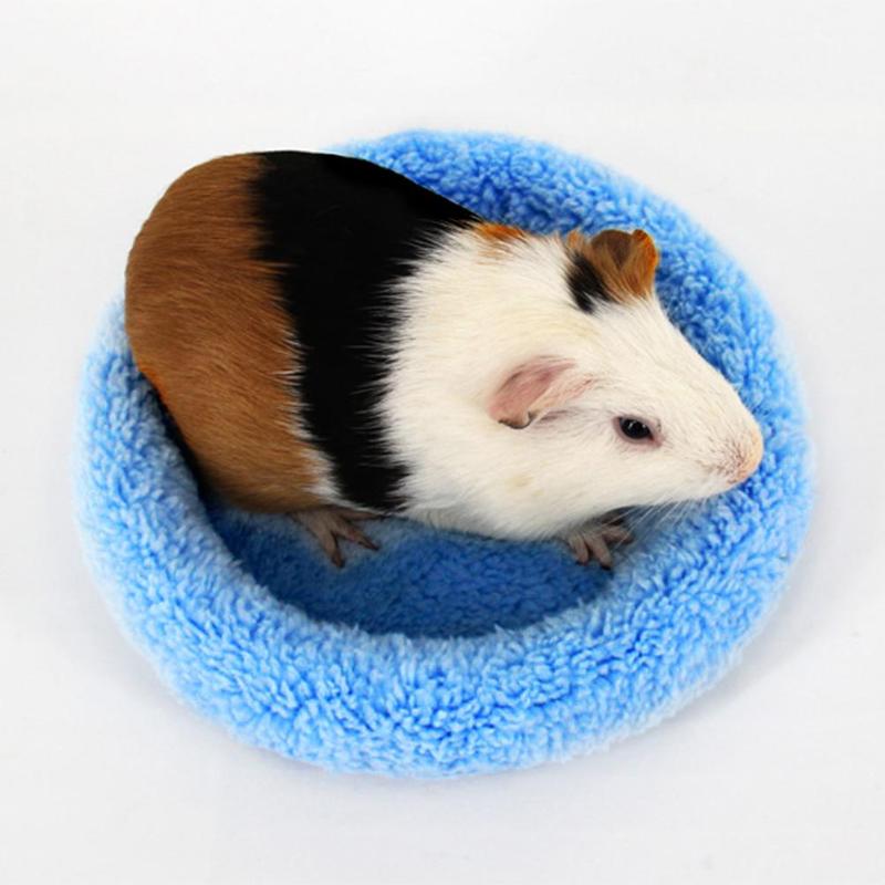 Guinea Pig Hamster House Winter Warm Animal Rabbit Squirrel Hamster Bed Washable Soft Guinea Pig Cage Accessories - Image 3