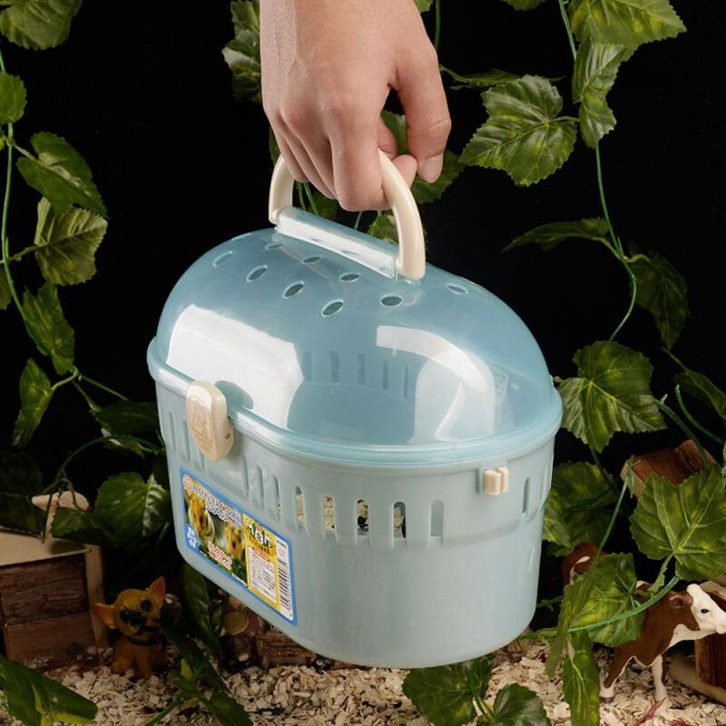 Hamster Cage Pet Go Out Box Outdoor Small Animals Carriers Portable Carry Cages With Handle For Pet Hamsters Gerbils - Image 2