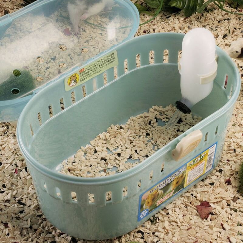 Hamster Cage Pet Go Out Box Outdoor Small Animals Carriers Portable Carry Cages With Handle For Pet Hamsters Gerbils - Image 3