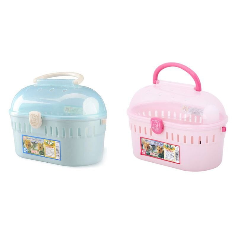 Hamster Cage Pet Go Out Box Outdoor Small Animals Carriers Portable Carry Cages With Handle For Pet Hamsters Gerbils - Image 5