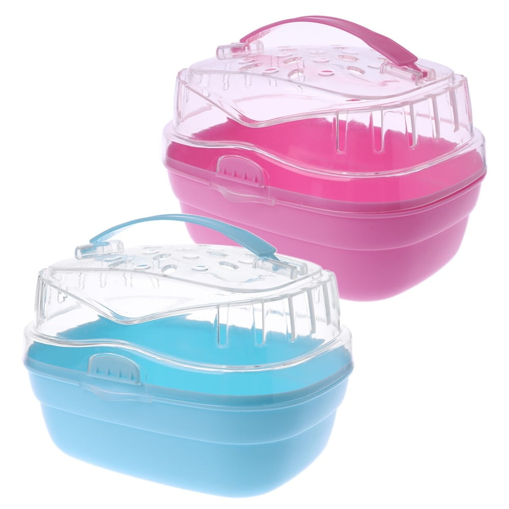 Hamster Cage Pet Outdoor Carrier Portable Small Animal Guinea Pig Go Out Box - Image 2