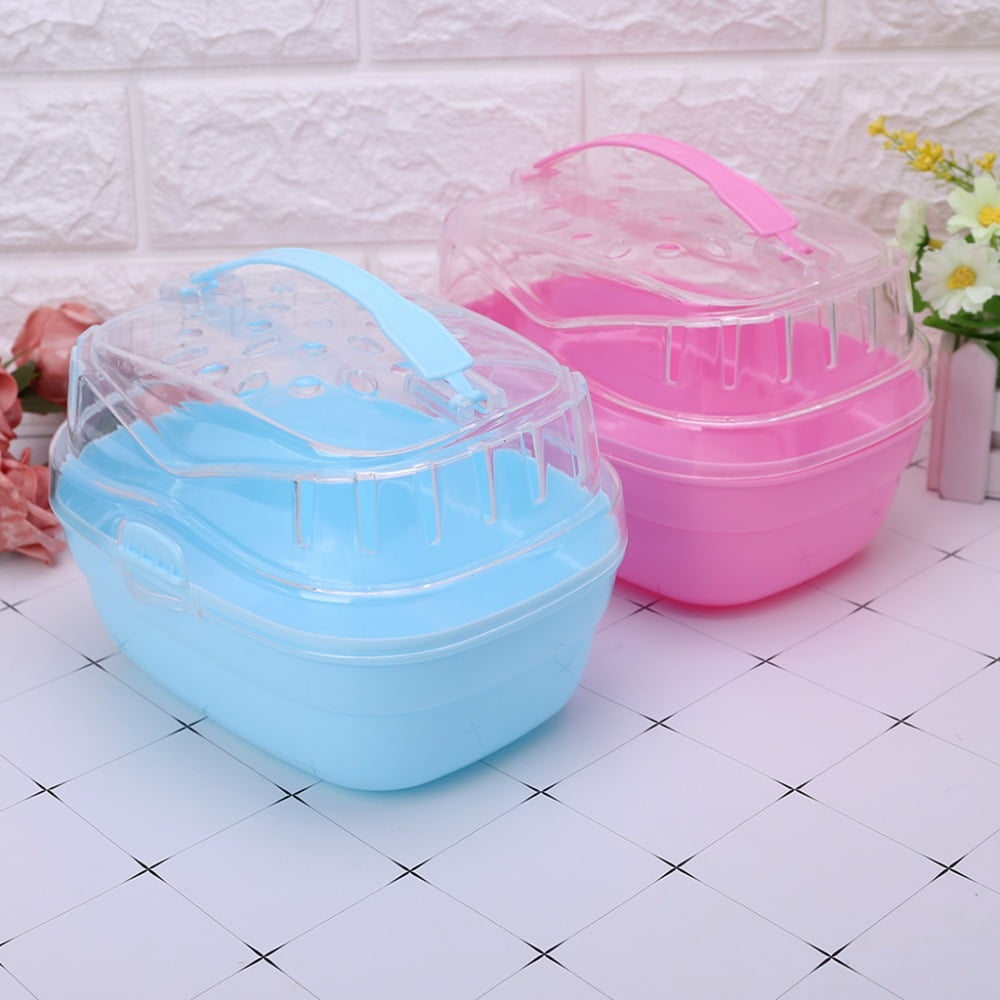 Hamster Cage Pet Outdoor Carrier Portable Small Animal Guinea Pig Go Out Box - Image 3