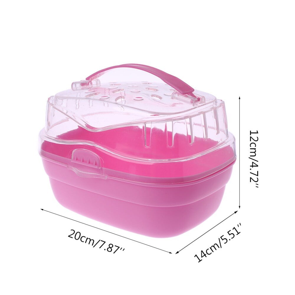Hamster Cage Pet Outdoor Carrier Portable Small Animal Guinea Pig Go Out Box - Image 4