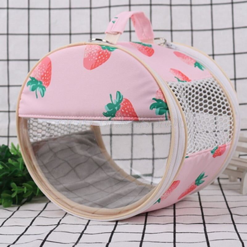 Hamster Carrier Outside Bag Small Animal Portable Sugar Glider Outgoing Travel Bag Breathable Carrying Bag Backpack for Hedgehog - Image 4