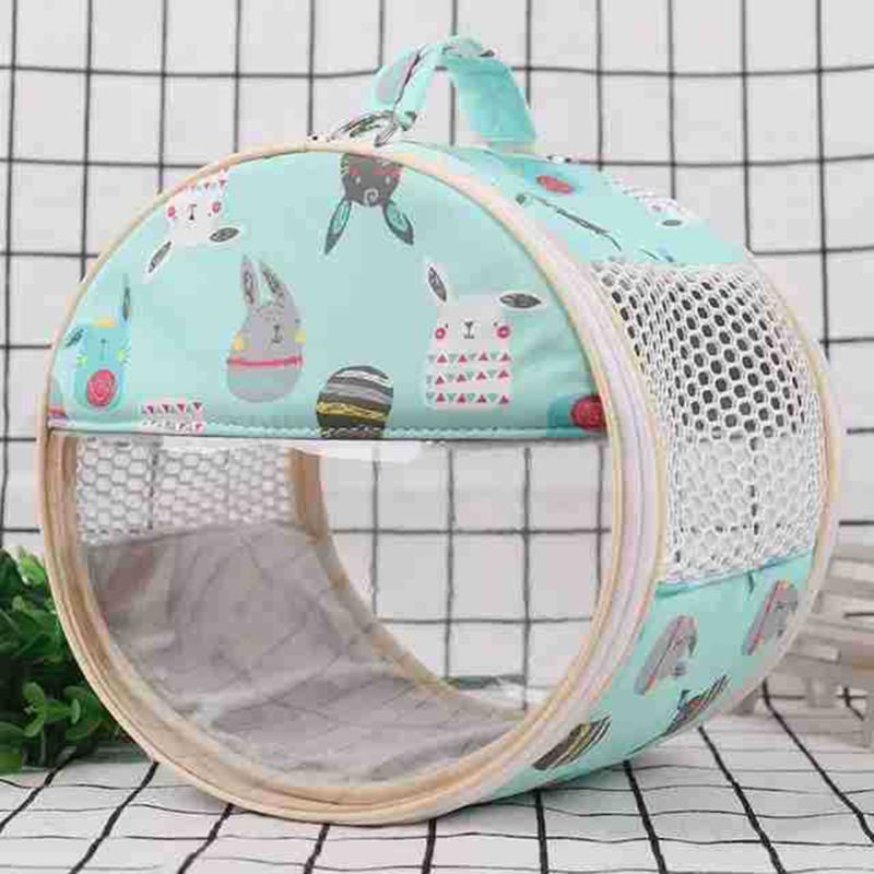 Hamster Carrier Outside Bag Small Animal Portable Sugar Glider Outgoing Travel Bag Breathable Carrying Bag Backpack for Hedgehog - Image 4