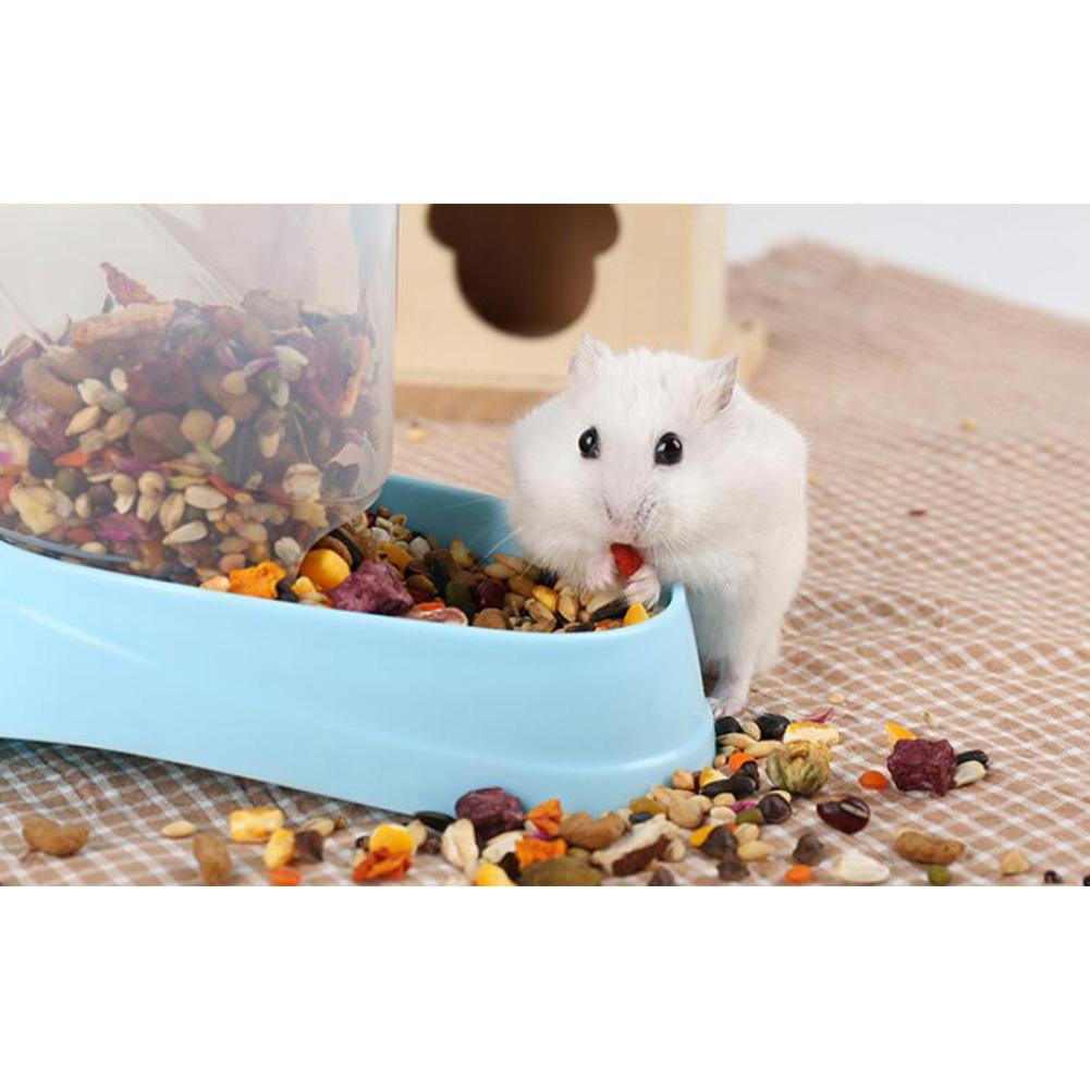 Hamster Rabbit Food Dispenser Feeder Pet Feeder Plastic Automatic Pet Feeder For Hamster Guinea Pigs Food Bowl Container - Image 6