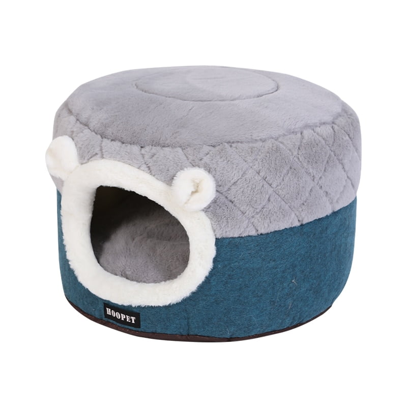 Hoopet Pet Cat Basket Bed Cat House Warm Cave Kennel for Dog Puppy Home Sleeping Kennel Teddy Comfortable House Cat Bed - Image 4