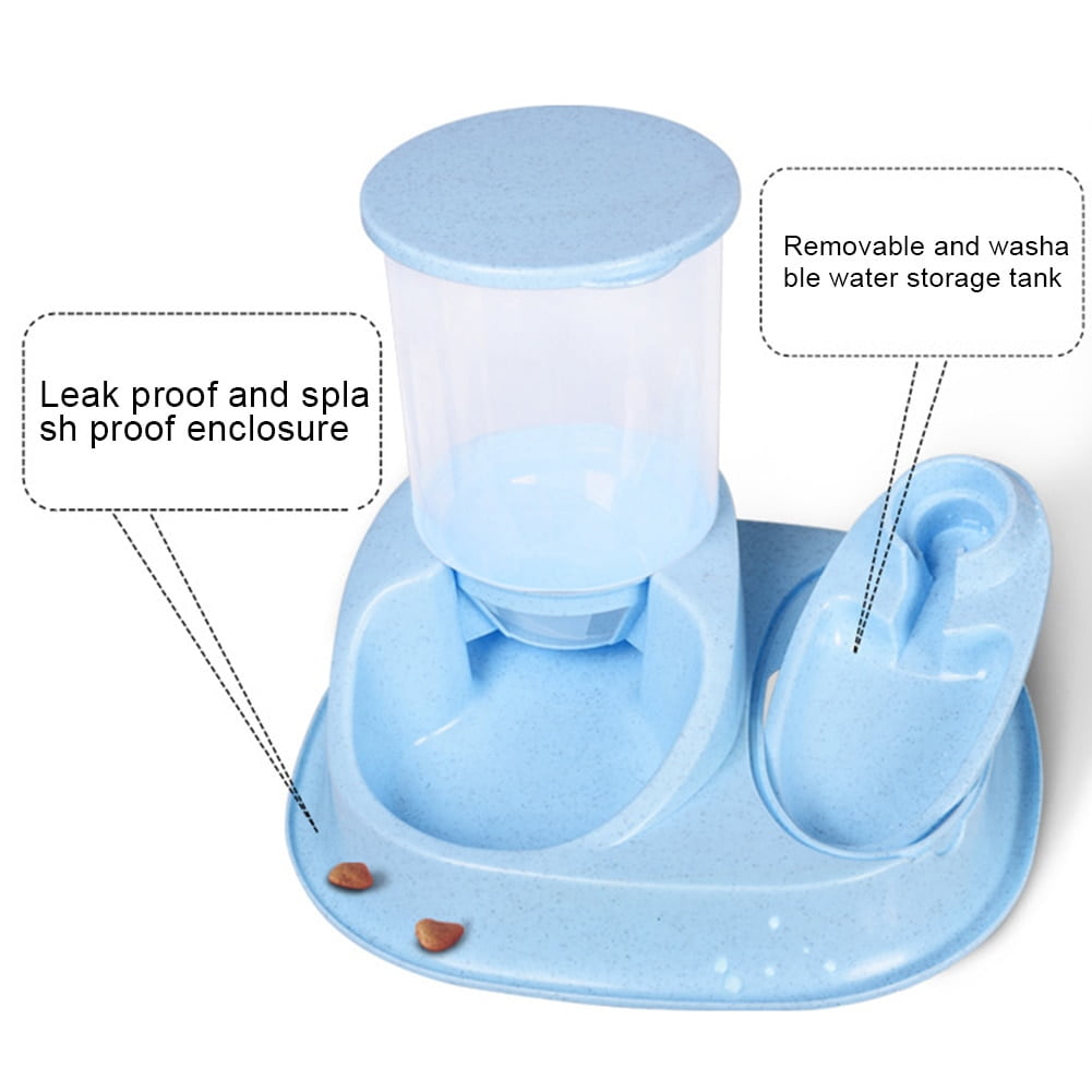 Large Capacity Pet Dog Cats Puppy Automatic Water Dispenser Drinking Bottle Food Bowl Feeder Pet Dog Supplies - Image 5