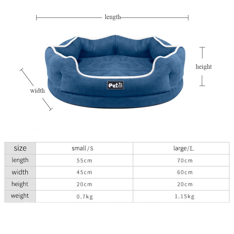 Memory Foam Dog Bed For Small Large Dogs Winter Warm Dog House Soft Detachable Pet Bed Sofa Breathable All Seasons Puppy Kennel - Image 2